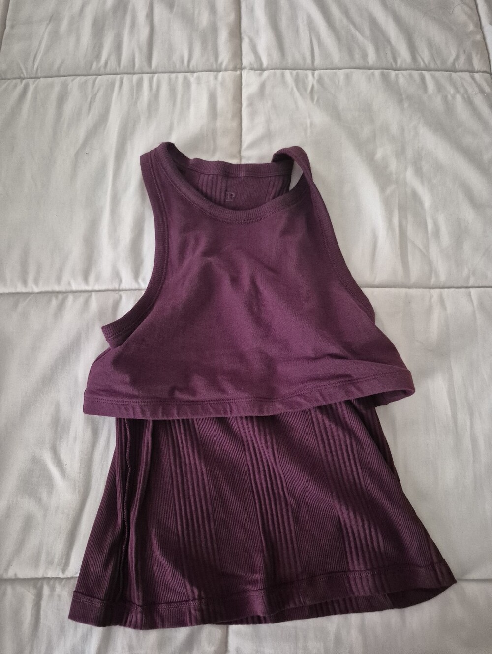 Women's Ribbed Tank Top - Picture 2 of 2